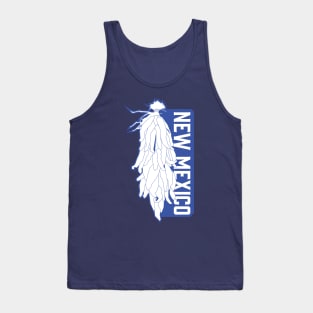 New Mexico Chile Ristra in Blue Tank Top